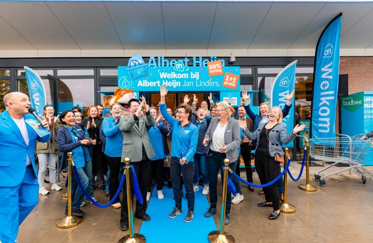 Veel belangstelling voor opening Albert Heijn Jan Linders Drunen