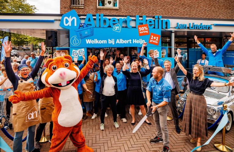 Albert Heijn Jan Linders Vincent van Goghstraat Nuenen feestelijk geopend